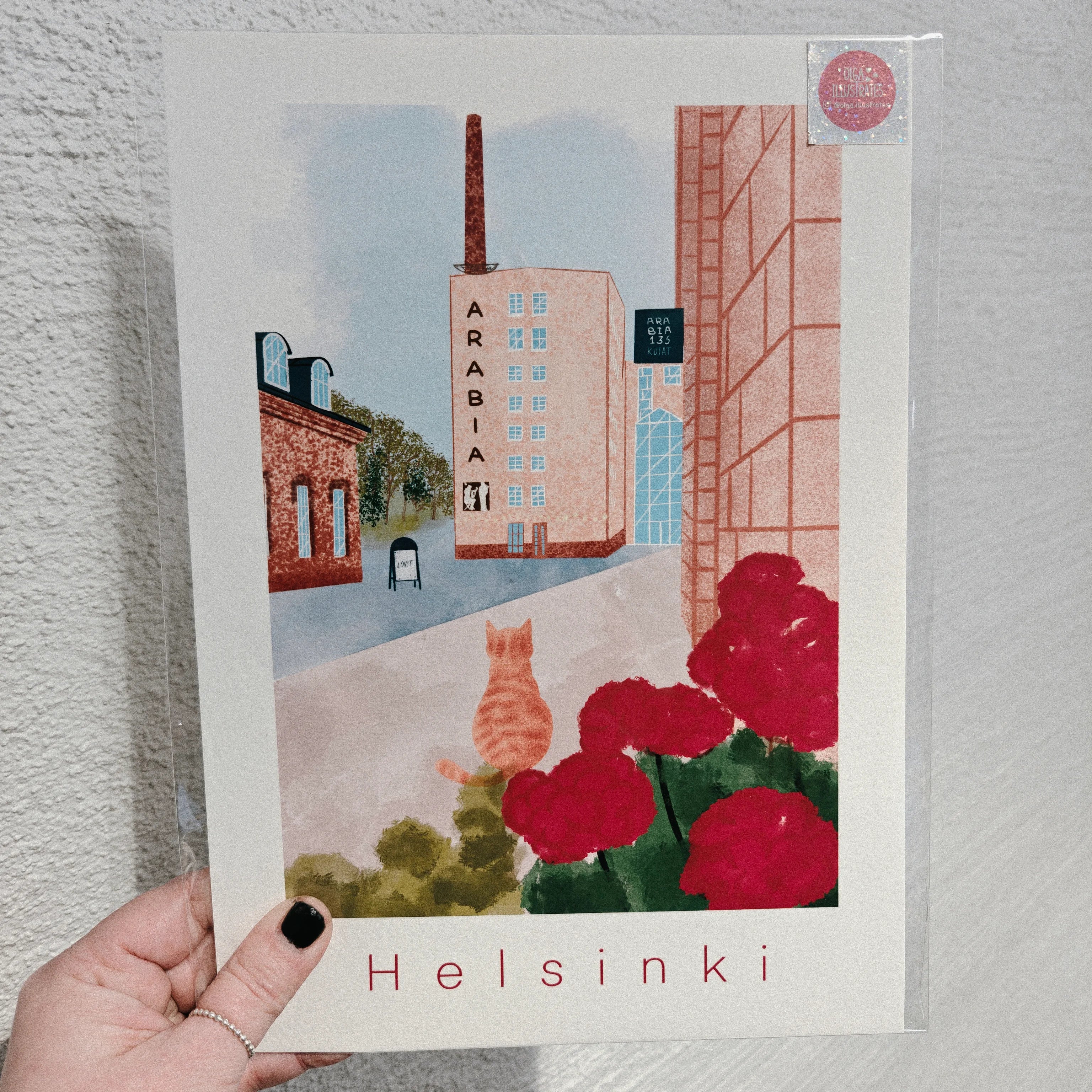 Helsinki Juliste A4 – LOV!T Käsityöpuoti