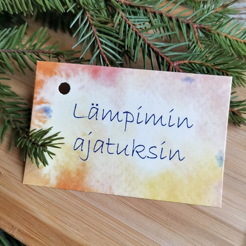 Lämpimin Ajatuksin -korttisetti