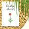 Onnittelukortti - Ruusu