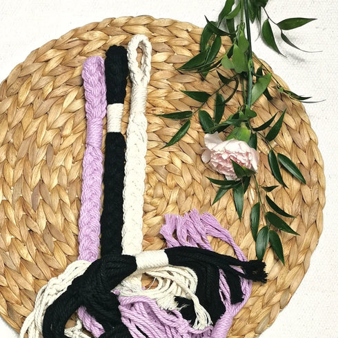 LETTI makramee amppeli, 75 cm