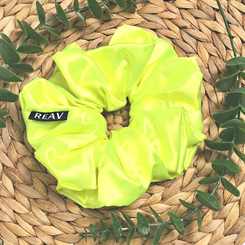 Mega Scrunchie - Neonkeltainen